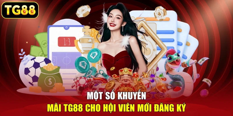 Một số khuyến mãi TG88 cho hội viên mới đăng ký Một số khuyến mãi TG88 cho hội viên mới đăng ký
